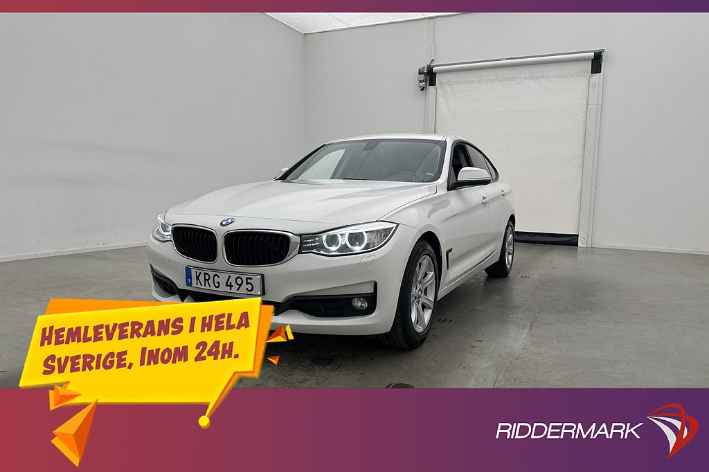 BMW 318 d Gran Turismo Drag Sensorer Bluetooth Farthållare