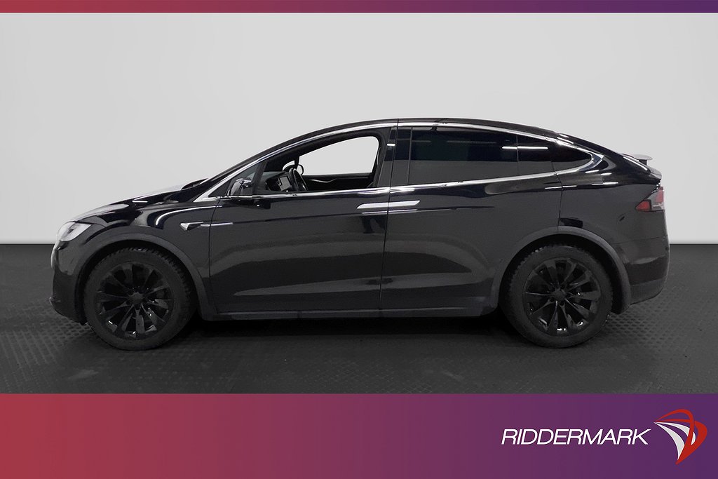 Tesla Model X 60D AWD 6-sits Skinn Luftfjädring Drag