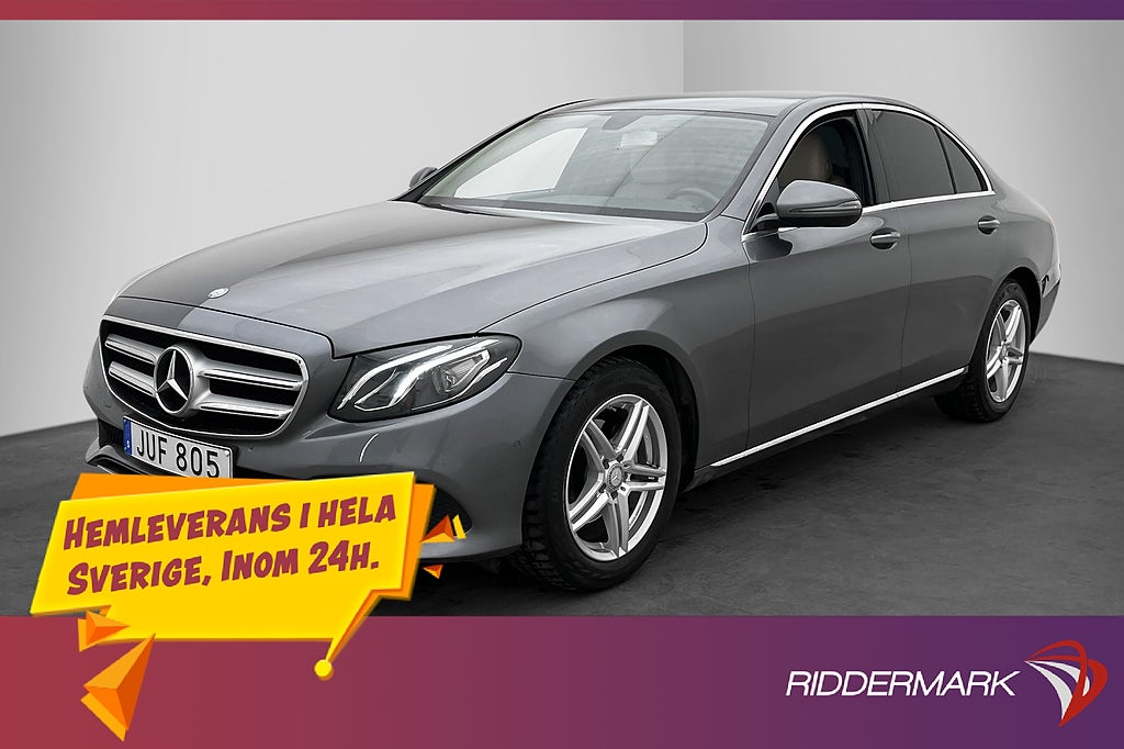 Mercedes-Benz E 220 d 194hk B-Kamera Skinn Navi