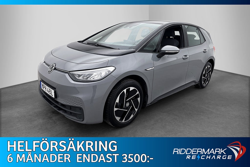 Volkswagen ID.3 Pro Performance 204hk Värmare CarPlay MOMS