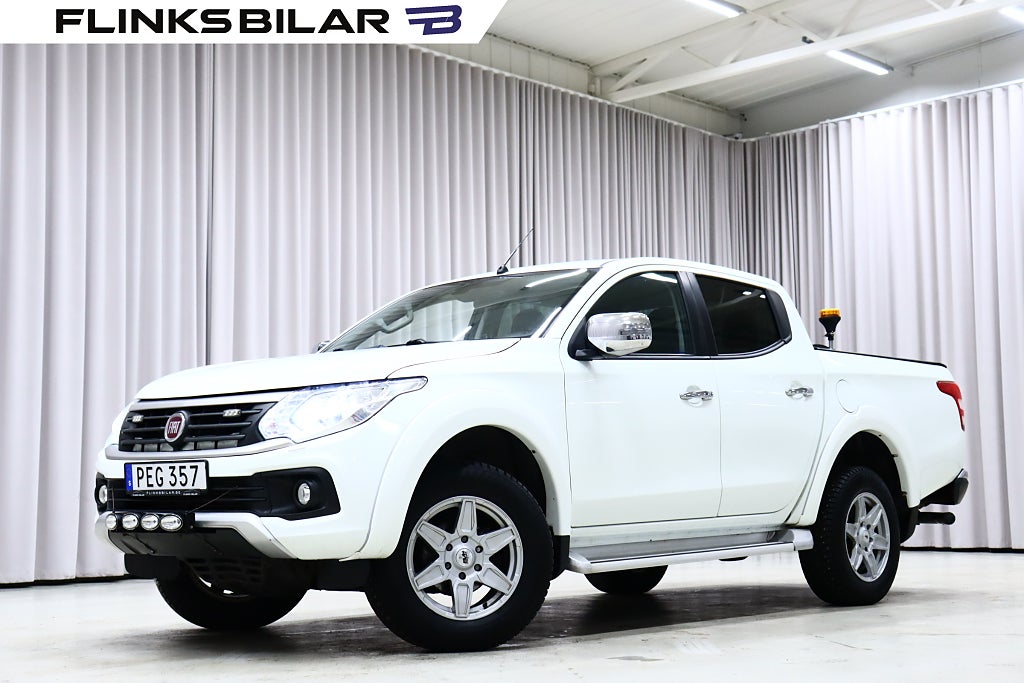 Fiat Fullback 181HK Drag|Dieselvärmare|Rolltop|GPS|Backkamera