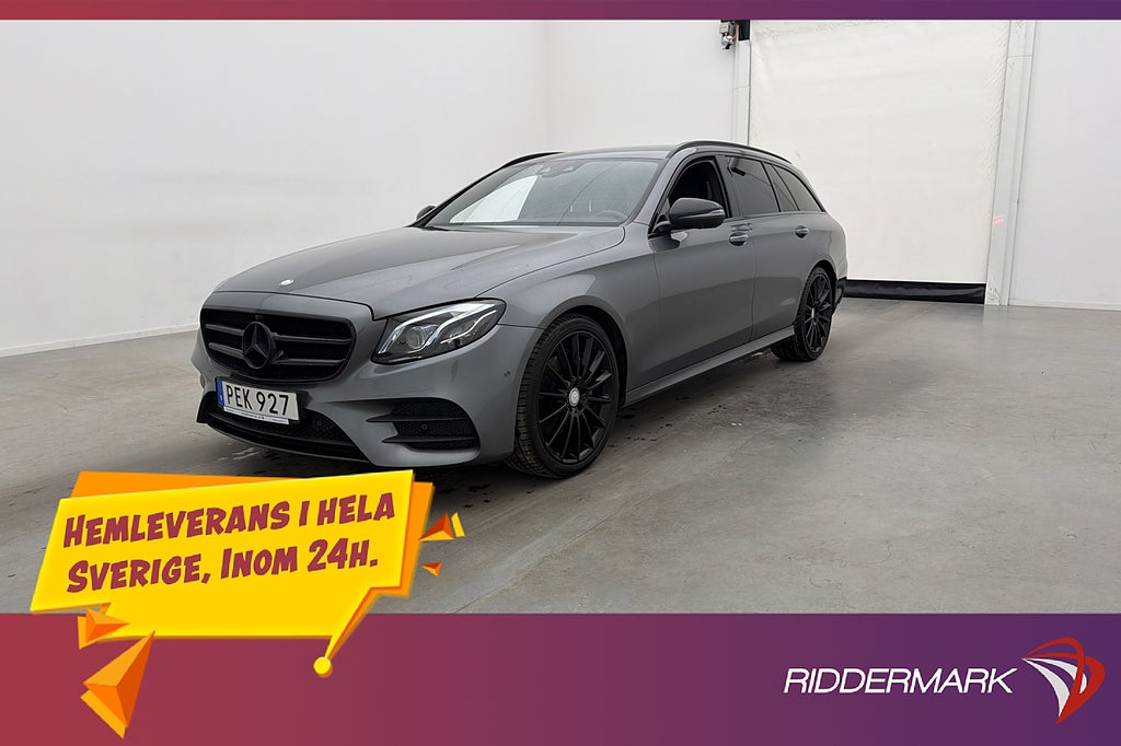 Mercedes-Benz E 220 T d AMG Värmare Wide HUD 360° Dragkrok
