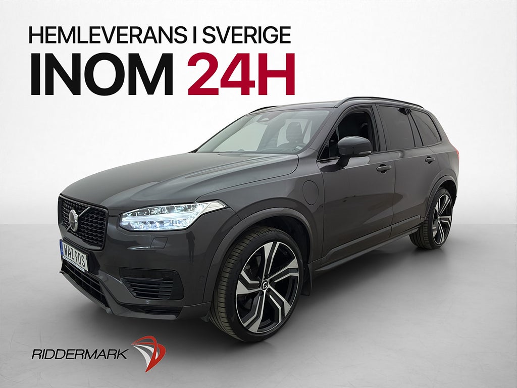 Volvo XC90 Recharge T8 AWD Ultimate Dark 7Sits B&W Pano 360°