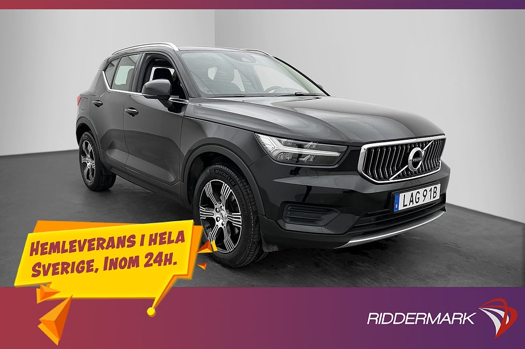 Volvo XC40 T2 129hk Inscription VOC Värmare Kamera Skinn