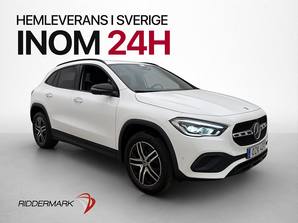 Mercedes-Benz GLA DCT 163hk Progressive Night Wide 360°