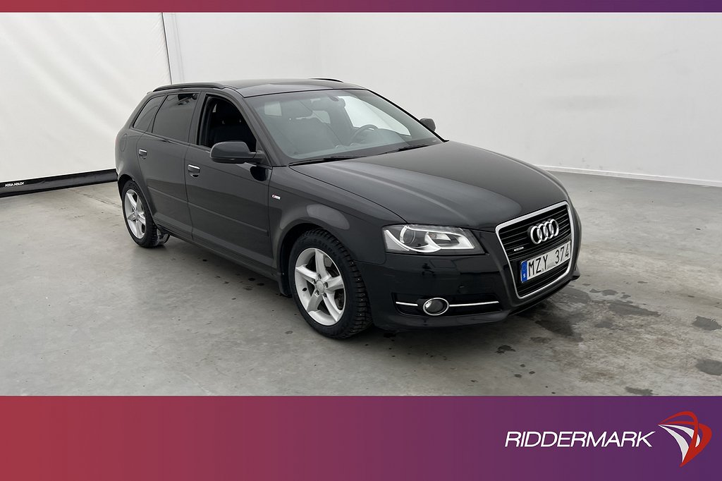 Audi A3 SB TFSI Q 200hk S-Line En-Bruk Värmare Panorama BOSE