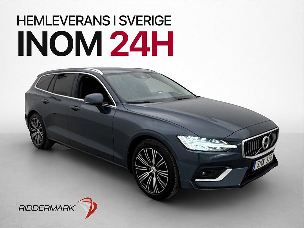 Volvo V60 D3 Inscription Pano HUD 360 VOC Skinn CarPlay Drag
