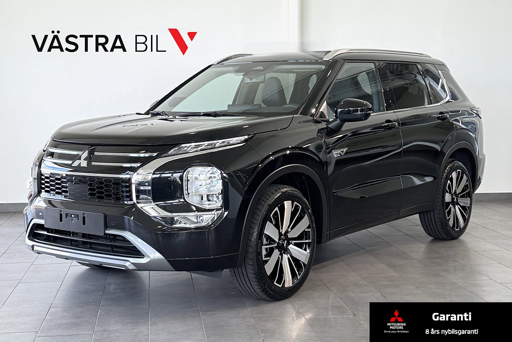 Mitsubishi Outlander Intense PHEV 4WD| 360 | 85km Räckvidd | Värmare