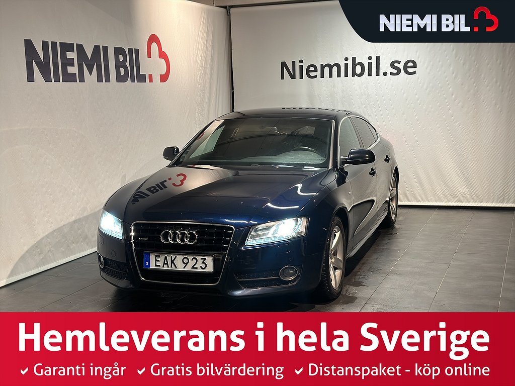 Audi A5 Sportback 3.0 TDI V6 Quattro S-Line P-Sens/S&V-hjul