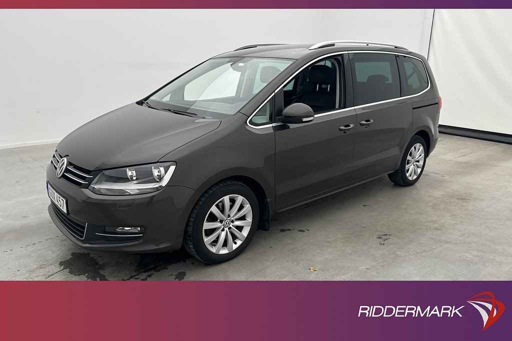 Volkswagen Sharan 2.0 TDI 4M GT 7-Sits P-Värm Skinn Kamera