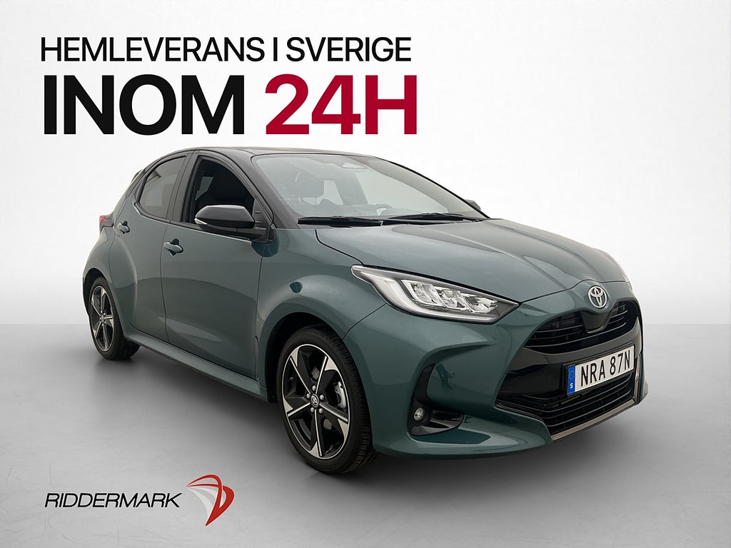 Toyota Yaris Hybrid 130hk Cockpit B-Kamera Navi Halvskinn