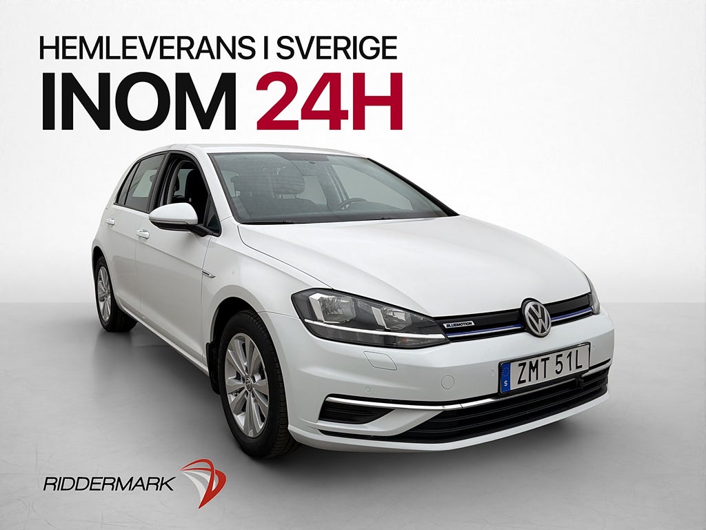 Volkswagen Golf 1.5 TGI Adpt-fart CarPlay P-Sensor Låg skatt