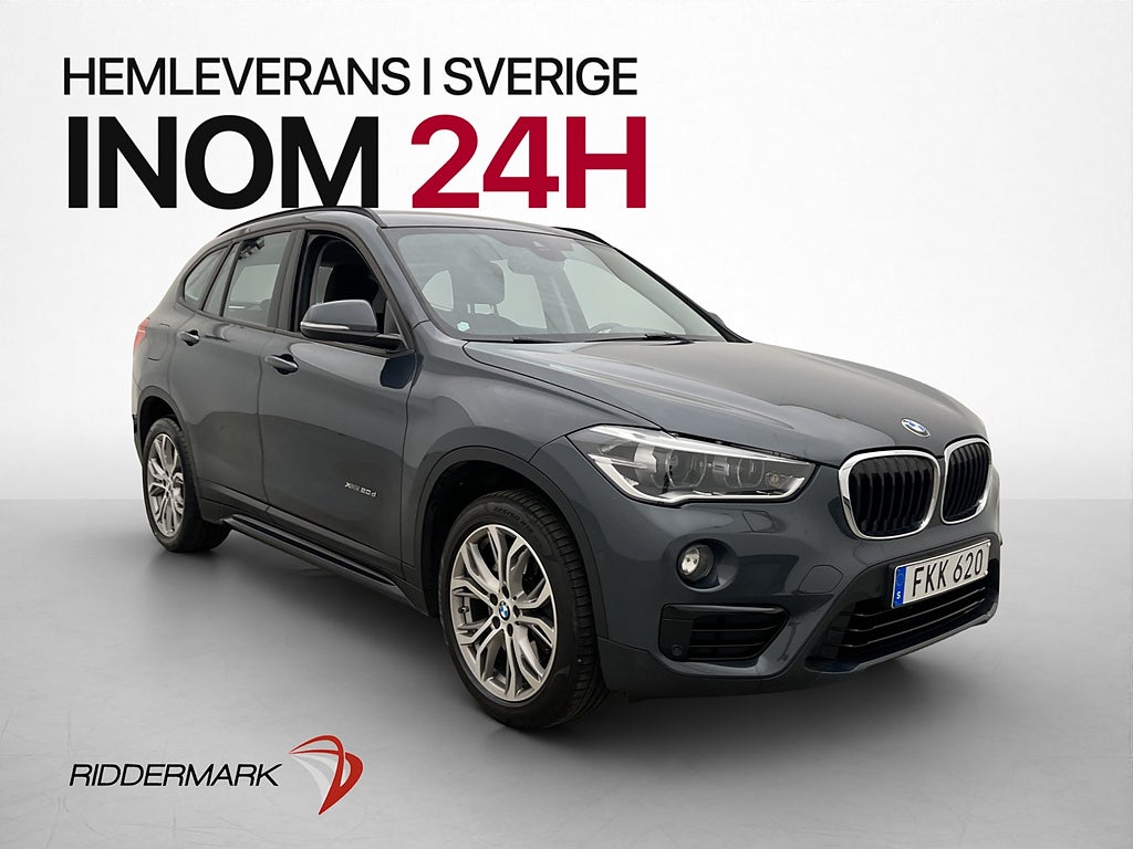 BMW X1 xDrive20d 190hk Sport Line Kamera Navigation Sensorer