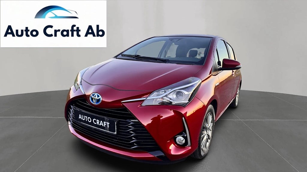 Toyota Yaris Hybrid e-CVT Active Euro 6/Ny bes/1 Ägare/Ny servad
