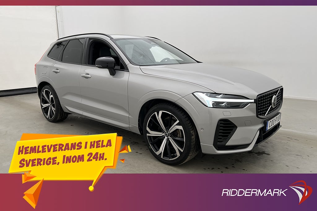 Volvo XC60 Recharge T8 AWD R-Design Luftfjädring Pano MOMS
