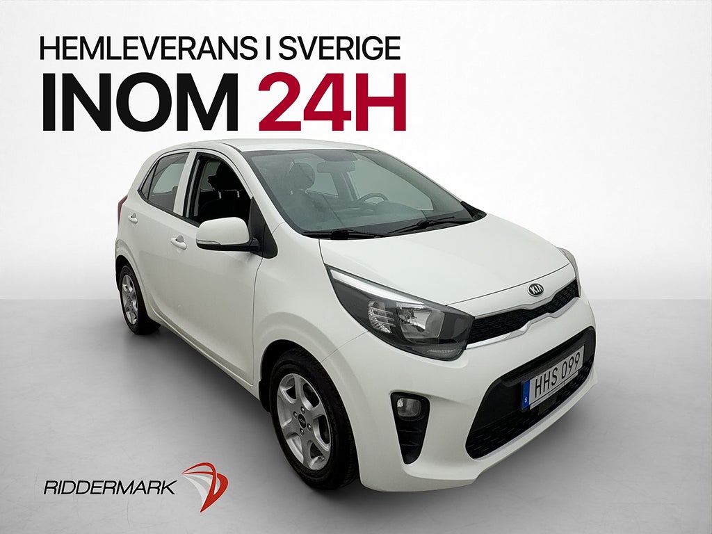 Kia Picanto 1.25 MPI 84hk Kamera CarPlay Sensorer Rattvärme