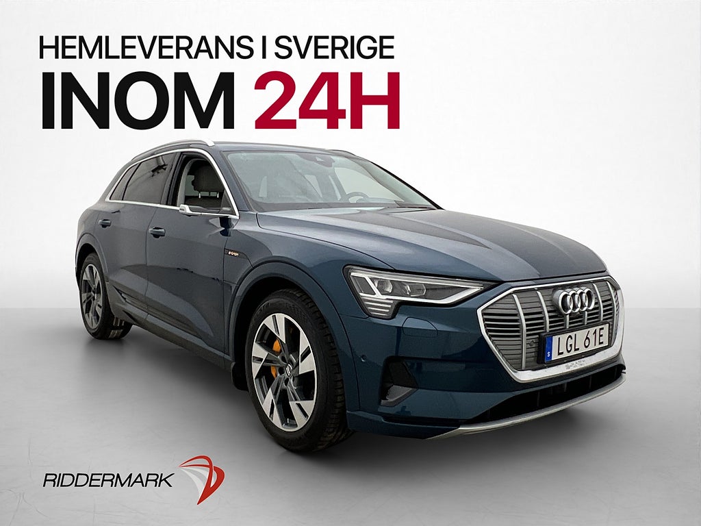 Audi E-Tron 55 Q Pano B&O 360° HuD Skinn Värmare Drag