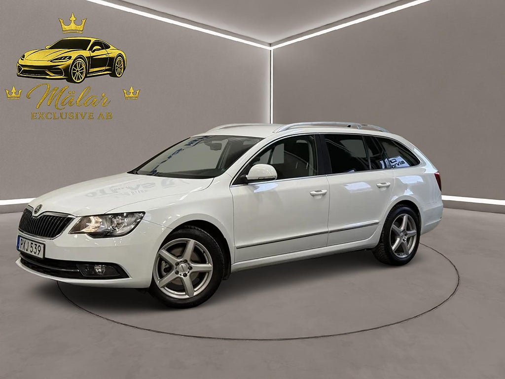 Skoda Superb Kombi 2.0 TDI Ambition, 140hk/Drag/Dvärm/Nybes+serv