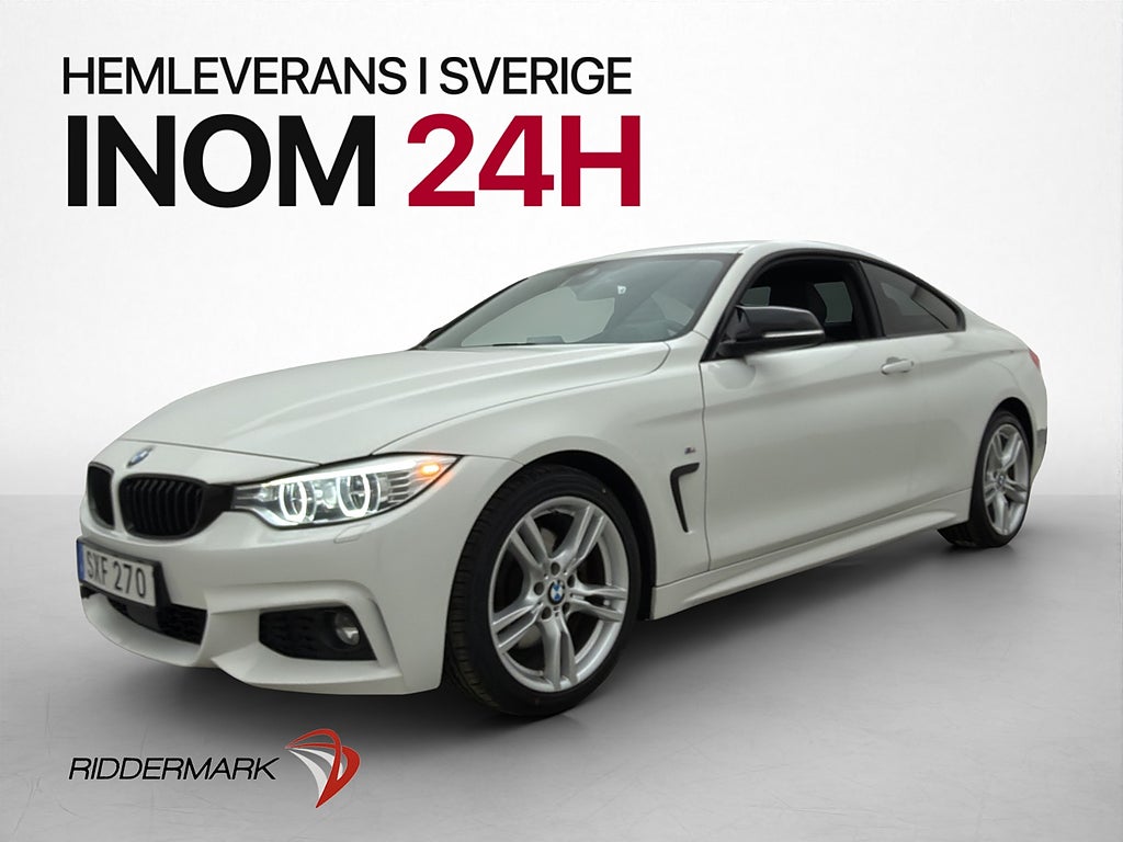 BMW 430I 252hk Coupé M Sport HUD Sportstolar Adaptiv-Fart