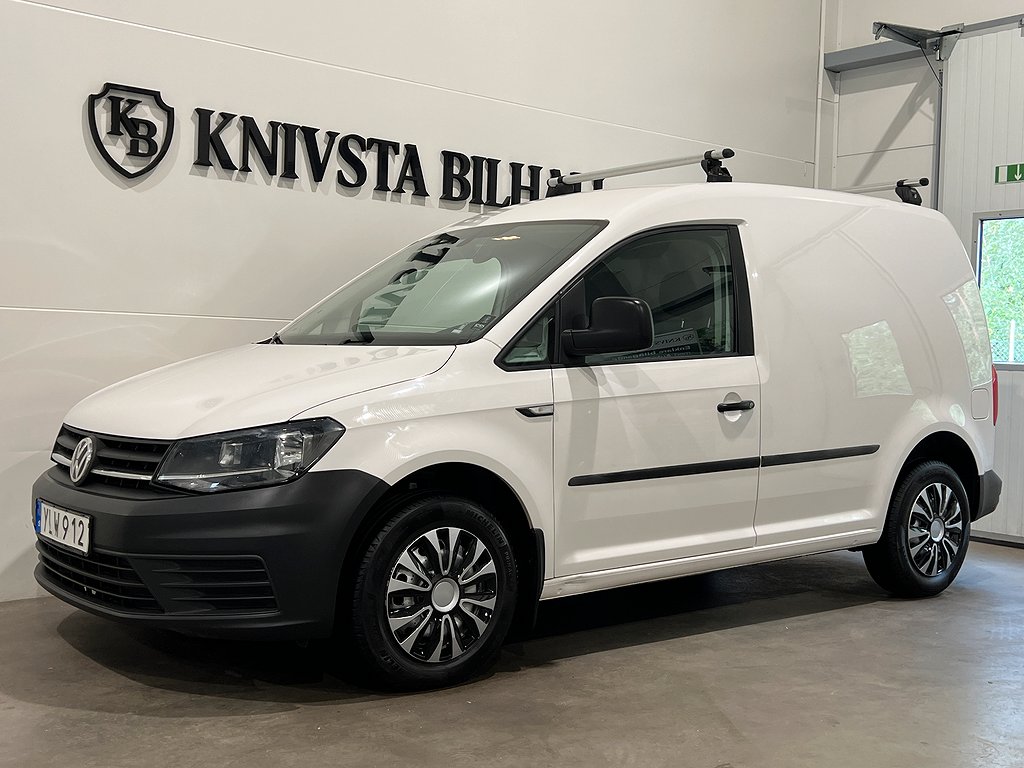 Volkswagen Caddy 2.0 TDI DSG 1Ägare Värmare Drag Moms 102hk