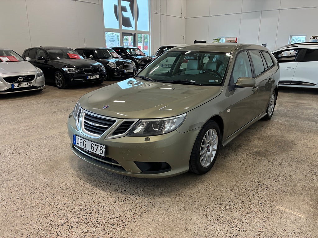 SAAB 9-3 SPORTCOMBI 1.8T 150 ch 4X2 BVM BIOPOWER ETHANOL LINEAR - PRÉCHAUFFAGE - ATTELAGE - 176200 km