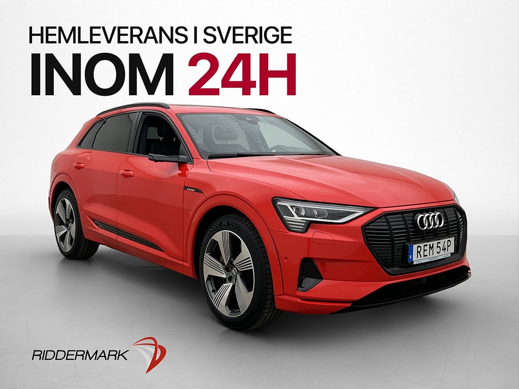 Audi E-Tron 55 quattro 408hk Panorama B&O 360° Dragkrok MOMS