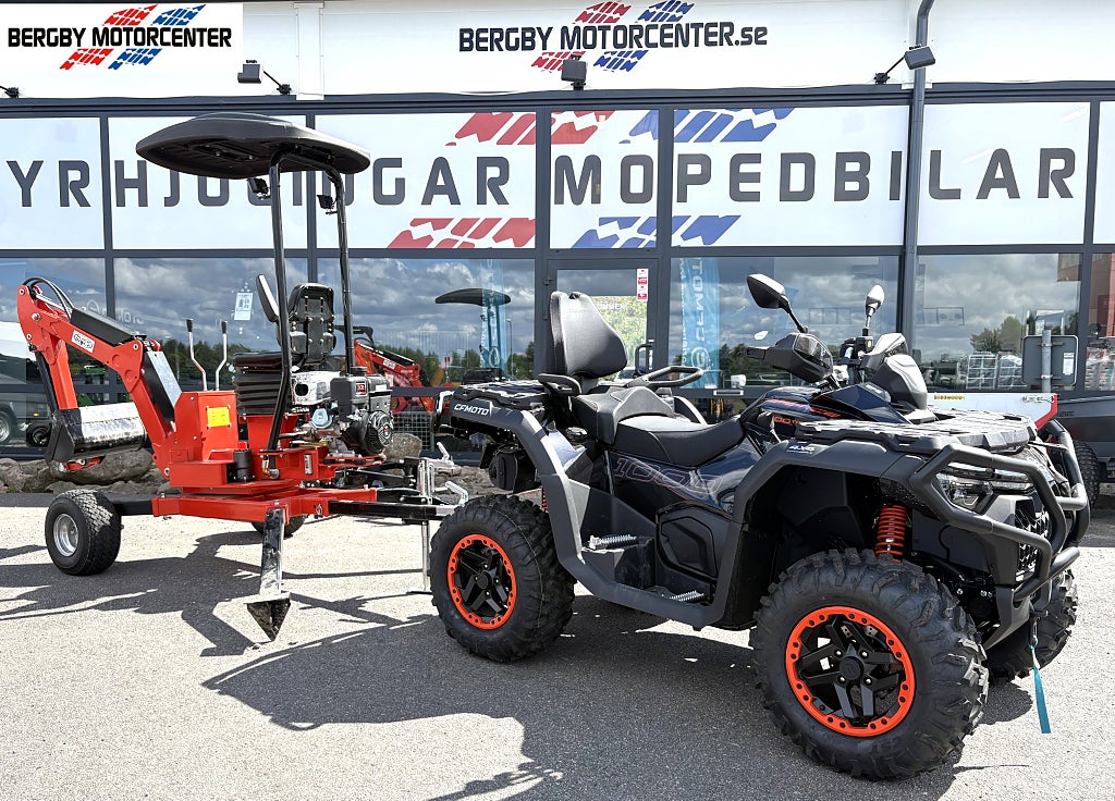 CFMOTO CFORCE 1000 HO + Black Wolf 360 Grävarpaket 