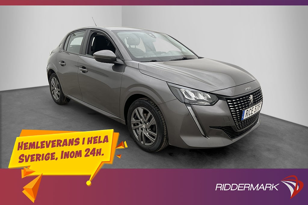 Peugeot 208 1.2 PureTech Active CarPlay Sensorer Låg skatt