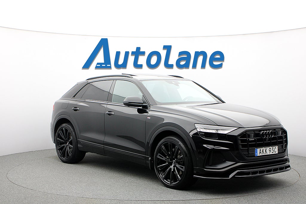 Audi Q8 50 TDI S Line, Panorama, 360°, Night Vision, 23" 286hk