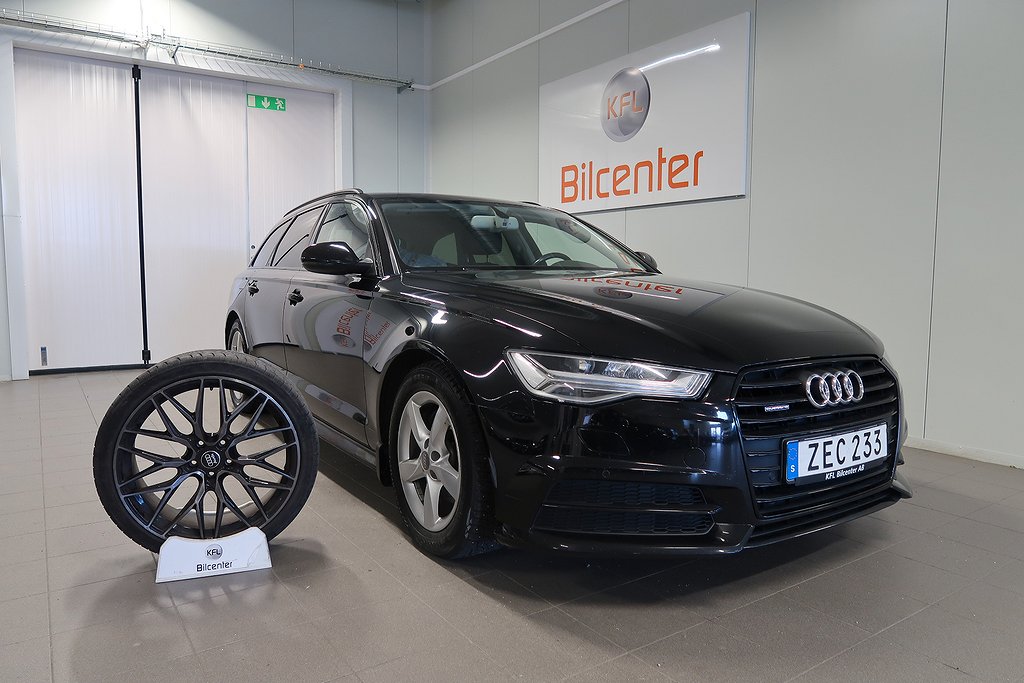 Audi A6 2.0 TDI quattro Aut-Drag-Värmare-Navi