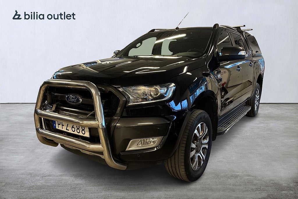 Ford Ranger Dubbelhytt 3.2 TDCi 200hk 4x4 Wildtrak Moms Kåpa Drag