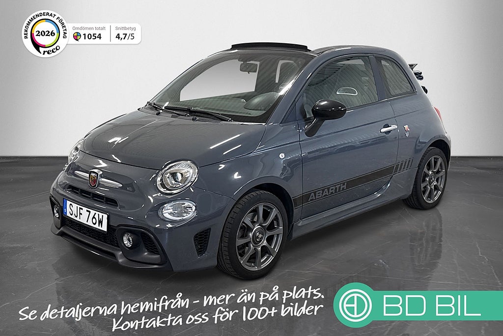 Abarth 595C  1.4 T-JET 16V 145HK SKALSTOLAR FÅ BRUKARE