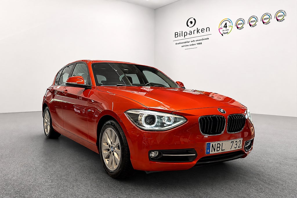 BMW 118d 5-dörrars Steptronic Sport line | Dragkrok | 143hk