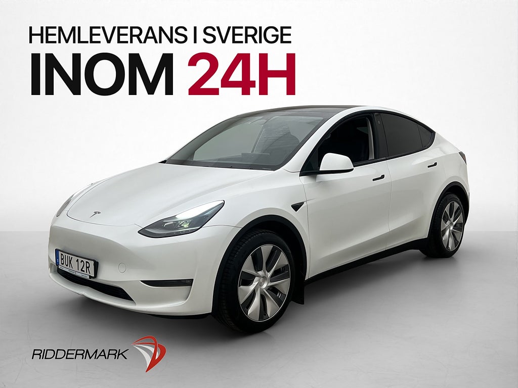 Tesla Model Y Long Range AWD Svensksåld Drag Panorama MOMS