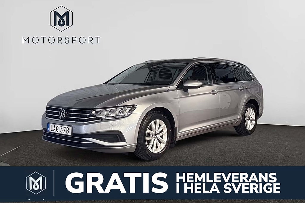 Volkswagen Passat Sportscombi 150hk Aut Drag Adap-farth 360° Rattvärme