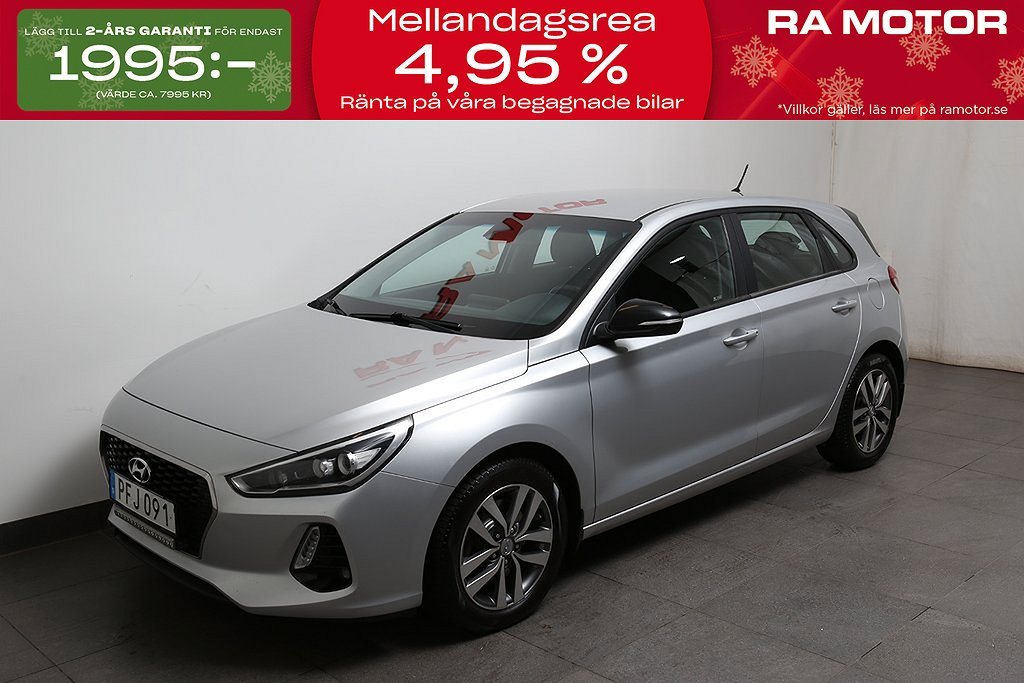 Hyundai i30 1,0 T-GDI blue 120hk Comfort 5D Extraljusramp 