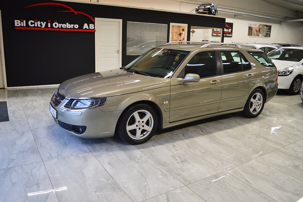 Saab 9-5 2.3 T (185hk) SportCombi BioPower Vector / 3-Ägare / Nyservad