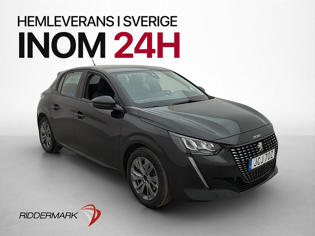 Peugeot 208 1.2 PureTech 100hk Active Pack M&K-Värm CarPlay