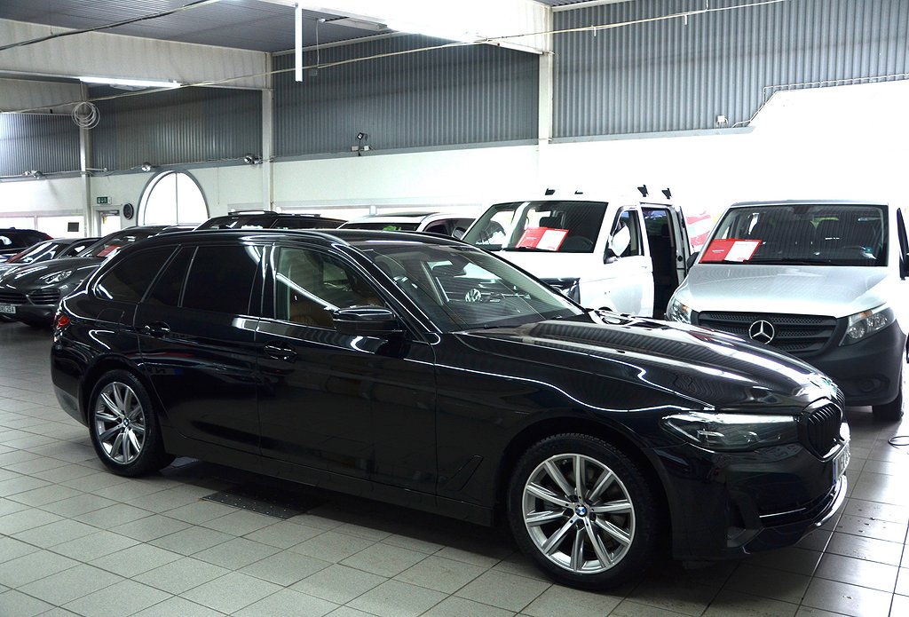 BMW 520 d Touring Steptronic (190hk) Välutrustad