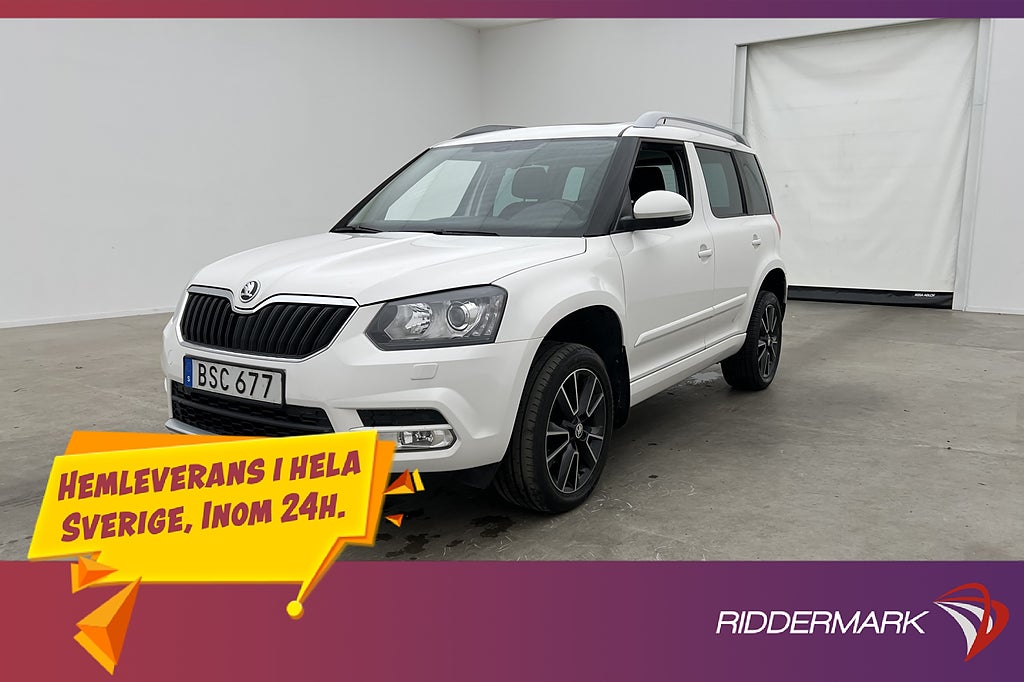 Skoda Yeti TSI 122hk Drivers Edition Panorama Kamera Navi
