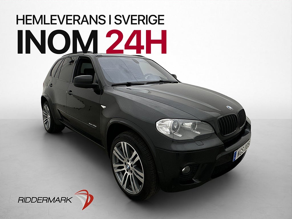 BMW X5 xDrive40d 306hk M Sport Värmare Drag Navi ISOFIX Skin