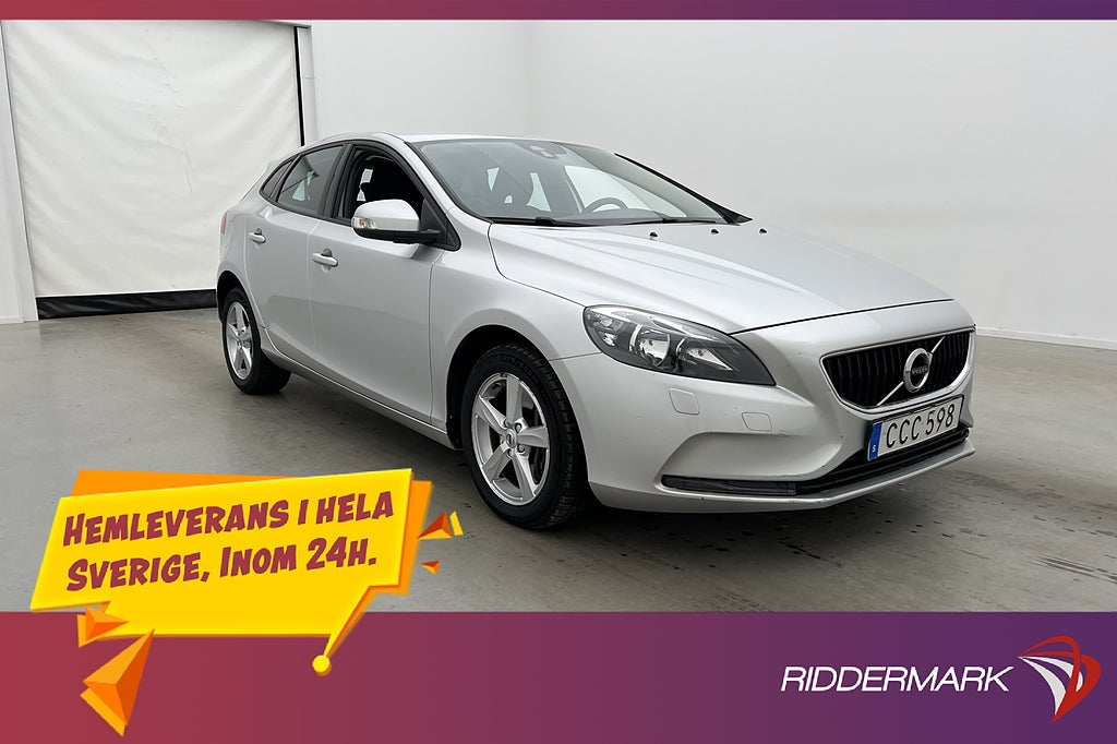 Volvo V40 D3 Geartronic 150hk Sensorer Farthållare 0,4l/Mil