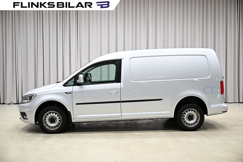Volkswagen Caddy Maxi 4Motion 122HK Nedlackad|Drag|Värmare|AppConnect|Lågmil
