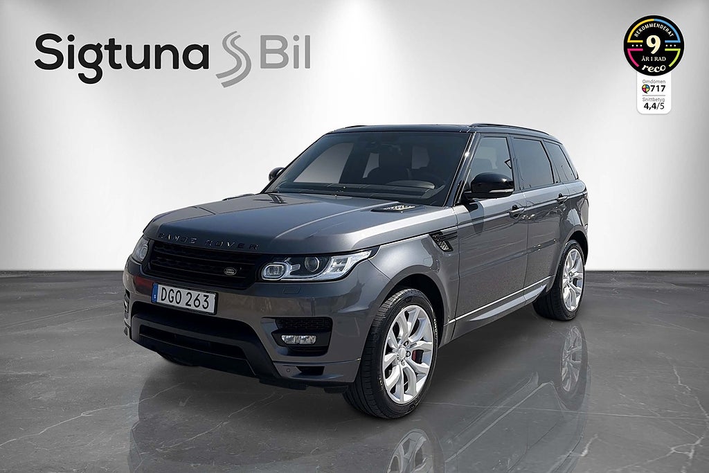 Land Rover Range Rover Sport 4.4 SDV8 4WD Panorama / Drag / Läder 