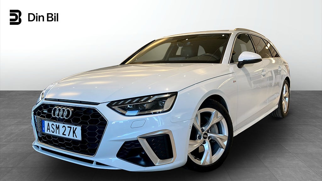 Audi A4 Avant 40 TFSI Quattro S-line/Drag/Värmare/360°/Matrix