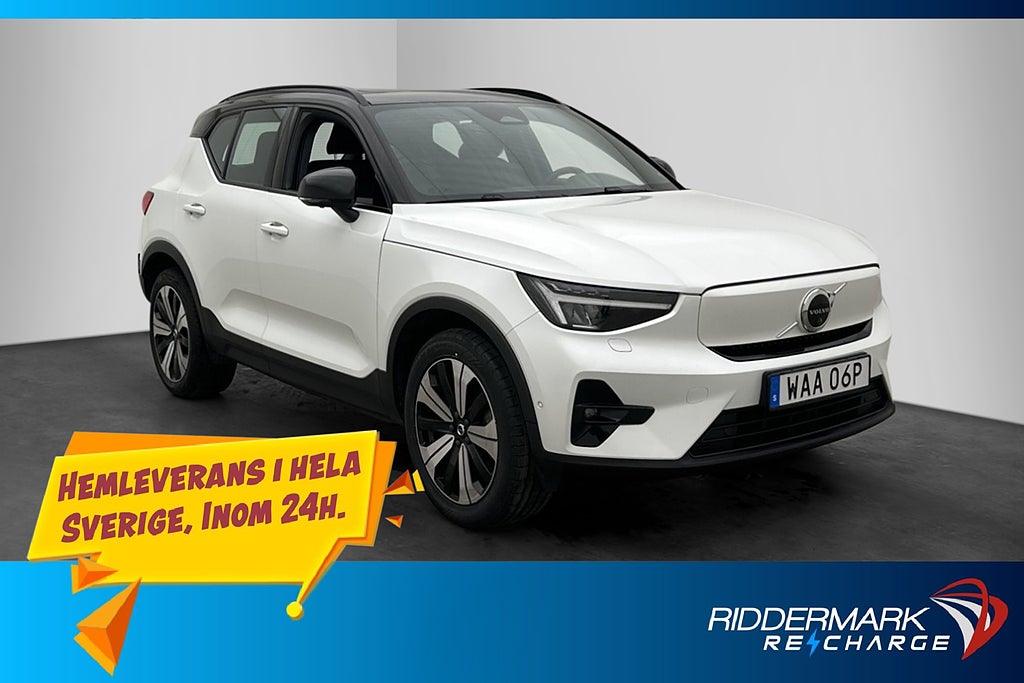 Volvo XC40 Recharge Single Motor Ultimate Pano Värm 360 MOMS
