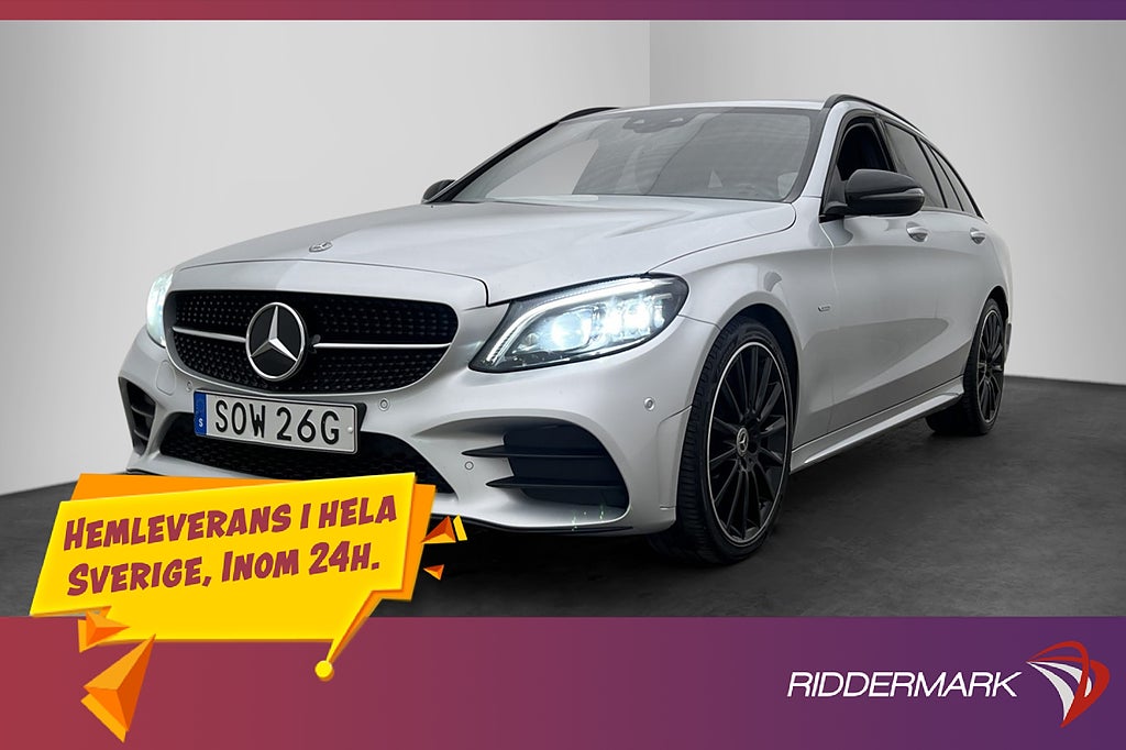 Mercedes-Benz C 220 T d 194hk AMG Night Cockpit Kamera Drag