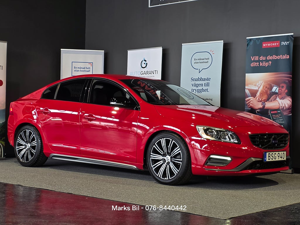 Volvo S60 Polestar Optimering T6 AWD Black R, R-Design 