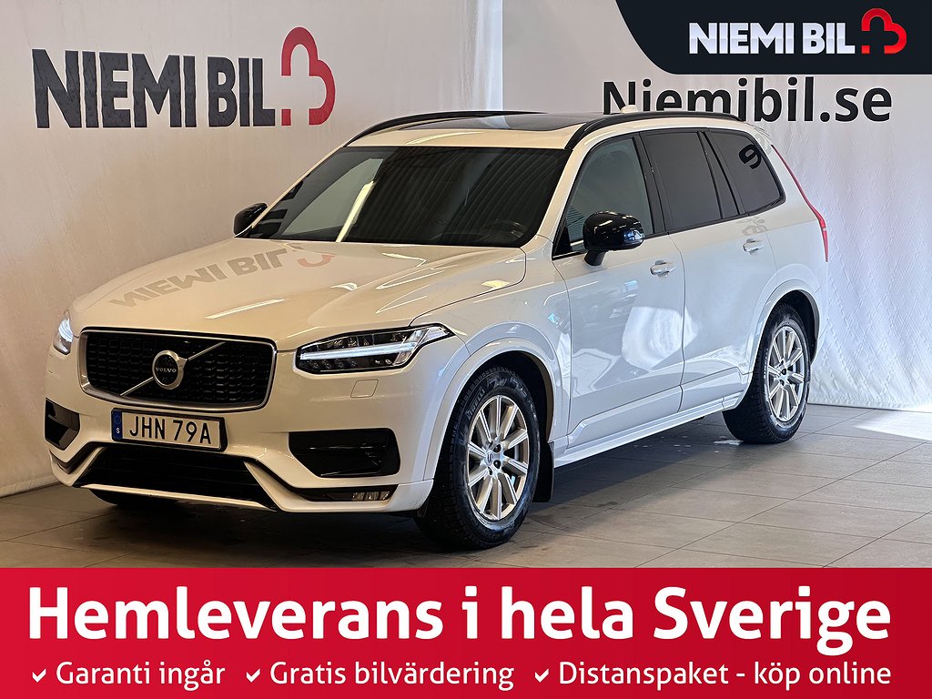 Volvo XC90 B5 AWD R-Design Panorama/H&K/Skinn/360-kam/7-sits