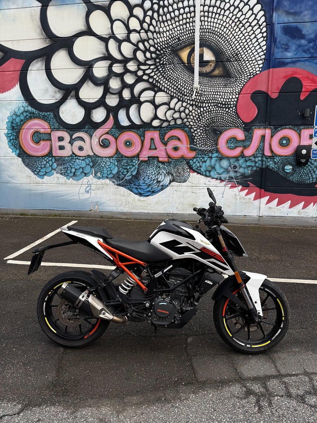 KTM 125 KTM DUKE -17 ABS/1500mil/Servicebehov